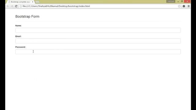 Bootstrap Framework in Urdu/Hindi part 30 bootstrap form смотреть онлайн