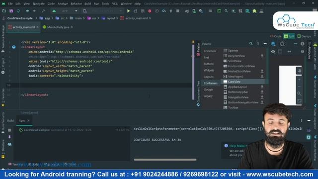 Card View UI Design Android Studio - Material Design | Android Tutorial App UI смотреть онлайн