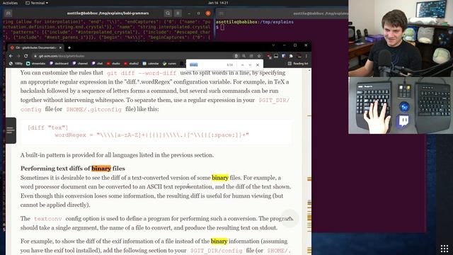 hiding big noisy git diffs (intermediate) anthony explains #391 смотреть онлайн