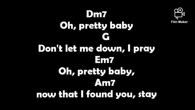 Can't take my eyes of you | Aesthetic (Lyrics and Chords) смотреть онлайн