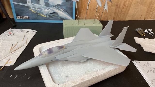 F-15E Strike Eagle | Italeri 1/48 Scale | Slideshow Build смотреть онлайн
