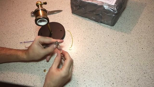 Посылка из Китая - ретро светильник смотреть онлайн