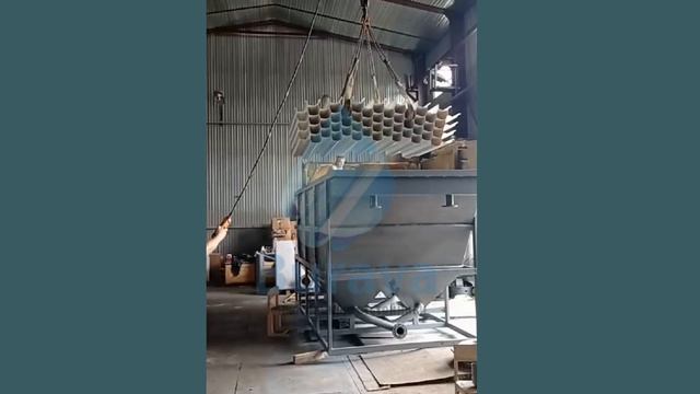 Тонкослойный отстойник - производство на заводе в России смотреть онлайн