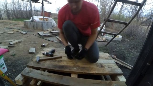 ДЕЛАЕМ КРЫЛЬЦО ИЗ СТРОИТЕЛЬНЫХ ОБРЕЗКОВ! СВОИМИ РУКАМИ!