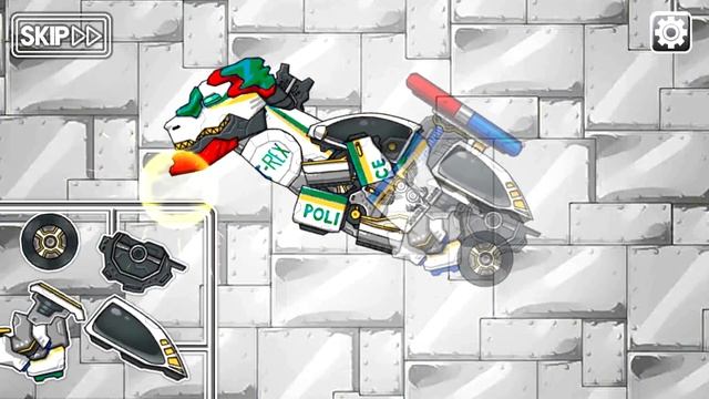 Dino Robot Infinity Recolor: Spinosaurus, Allosaurus, T-Rex Cops & Giganotosaurus | Eftsei Gaming смотреть онлайн