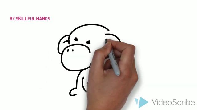 How to Draw a monkey (for Kids) / Как нарисовать обезьяну (Для детей) смотреть онлайн