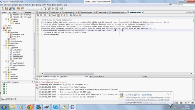 Mocha module - Create dynamic tabs смотреть онлайн