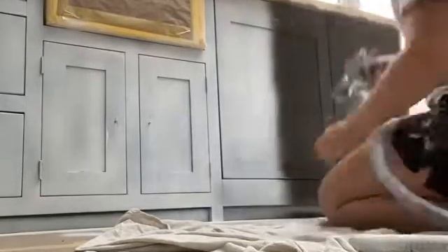 Краскопульт Graco дает кухне вторую жизнь :D смотреть онлайн