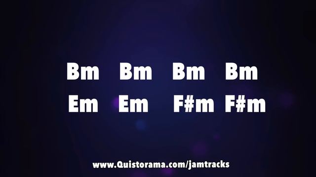 Funky B Minor Groove Backing Track (1-4-5) смотреть онлайн