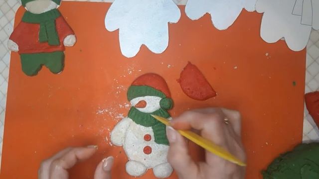 Елочные украшения из соленого теста - Праздничные пряники.