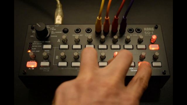 Demo Play KORG "SQ-1" connected to MS-10, SH-101 смотреть онлайн