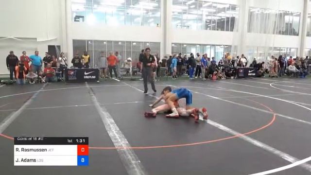 48 Kg Consi Of 16 2 Rhope Rasmussen JET Wrestling Vs Joel Adams Legends Of Gold смотреть онлайн