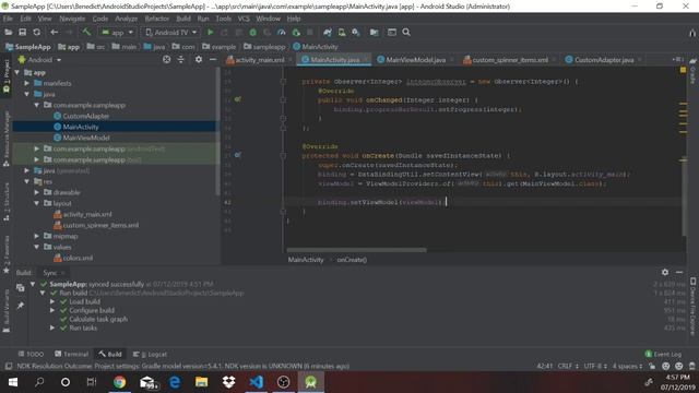 Android Studio (Java) MVVM, Data Binding, Mutable Live Data, Mediator Live Data смотреть онлайн