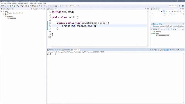 ? JAVA | JDK, Eclipse, Hello World 04 - Hello World mit Eclipse-IDE смотреть онлайн