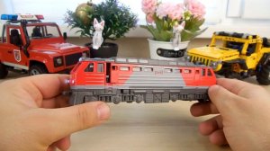 Распаковка и Обзор масштабной Модели Поезда От Технопарк