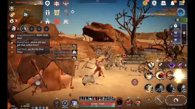 Farming Di Naga Gurun Besar Torme - Black Desert Mobile смотреть онлайн