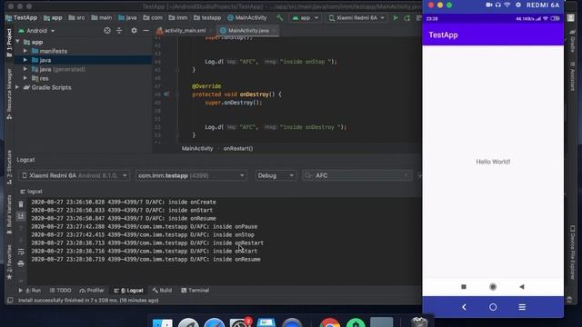 48. Activity lifecycle - part 2 смотреть онлайн