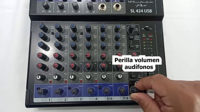 Consola analógica SL424USB marca WHARFEDALE смотреть онлайн