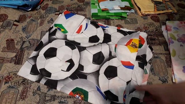 Обзор распаковка весового лоскута для пэчворка МАГНАТЕКС / Детский принт / Показываю ткани подробно смотреть онлайн