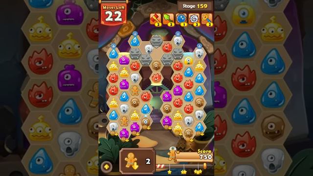 [Monster Busters: Hexa Blast] mobile stage 159 смотреть онлайн