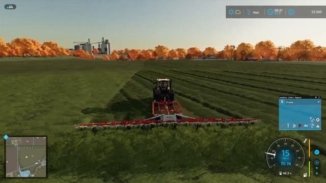 Farming Simulator 22 - Ворошим Трын -Траву #9 смотреть онлайн