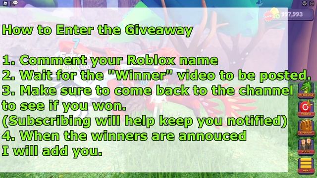 Yulereinn and Skriffei GIVEAWAY!!! - How To Enter - Dragon Adventures - Roblox смотреть онлайн