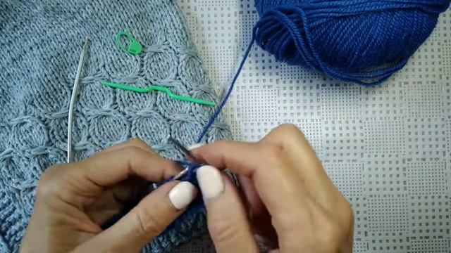 Красивый узор для кардигана, кофточки или джемпера смотреть онлайн