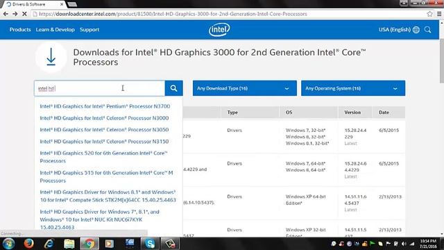 How to Update/Download Your Intel HD Graphics Driver in Windows 7/8.1/10 смотреть онлайн