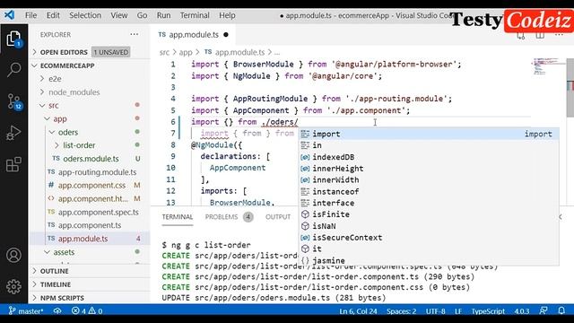 #Angular 10 project from scratch, E-commerce Application in angular | Create Model and Lazy loading смотреть онлайн