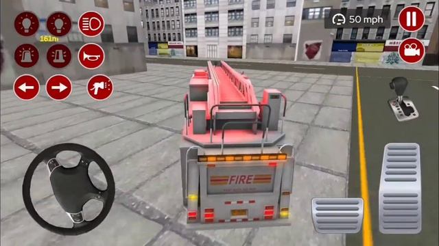 Fire truck driving rescue 911 fire engine games – Real Firefighter Games Android Gameplay смотреть онлайн
