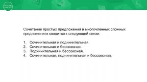 9 класс. Русский язык. Сложные предложения с различными видами союзной и бессоюзной связи. 20.05.20