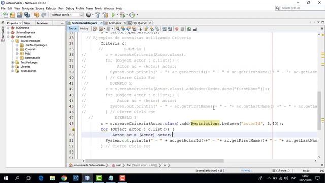 Hibernate I - Criteria - MySQL смотреть онлайн
