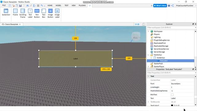 StarterGui, Text Labels, Local vs Server (Roblox Tutorial for New Beginners Series 2) (N201) смотреть онлайн