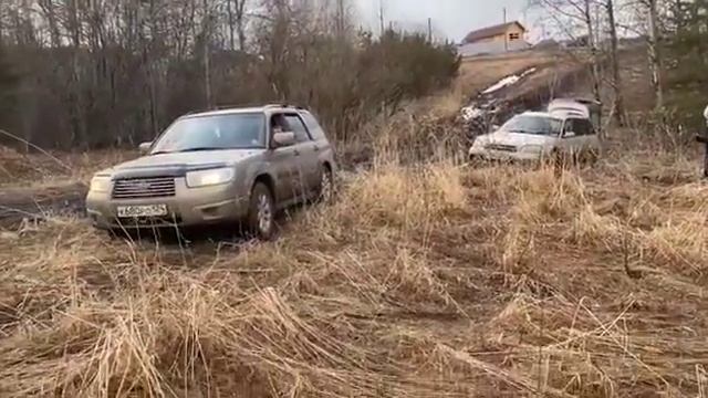 Forester Vs Lancaster.Друг выручает,стаскивает меня все глубже. Паха и Форик респект)
