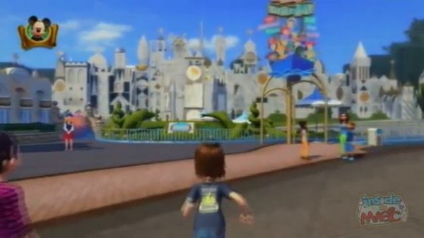 Fantasyland in Kinect Disneyland Adventures - Virtual tour gameplay on Xbox 360