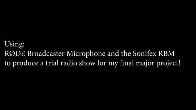 RØDE Broadcaster Microphone, as well as the Sonifex RBM смотреть онлайн