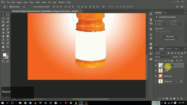 how to design psd bottle mockup in adobe photoshop cc 2017 || Tutorial 2020 смотреть онлайн