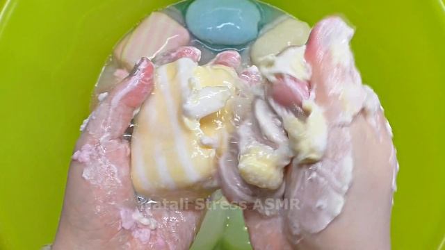 SOAKED SOAP????MUSHY SOAP/ASMR/Целый Таз РАЗМОКШЕГО  МЫЛА  РАЗНЫХ ФИРМ/Very Satisfying Relax Sound?