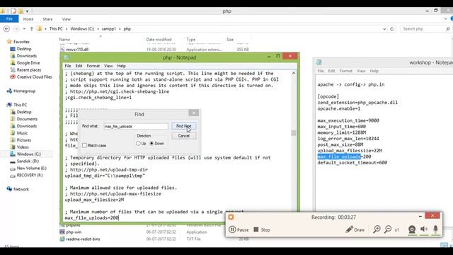 Drupal 8.3.7 installation on windows without php and time errors смотреть онлайн