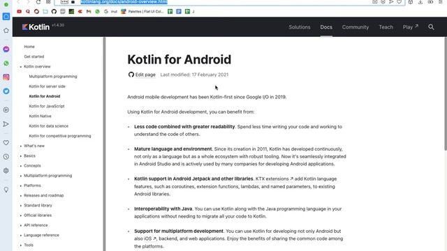 Kotlin Programming Language History | Kotlin Features and Advantages | in Telugu смотреть онлайн