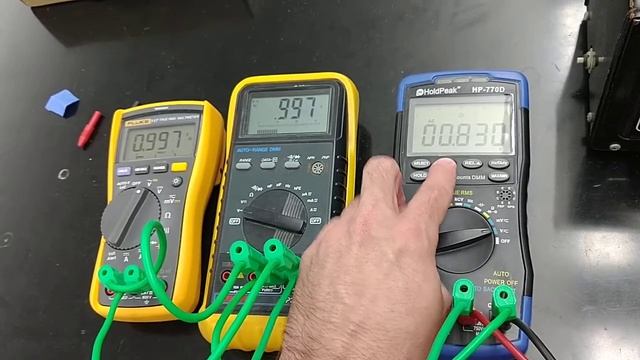 HoldPeak HP-770D digital multimeter AC voltage reading low on the low end смотреть онлайн