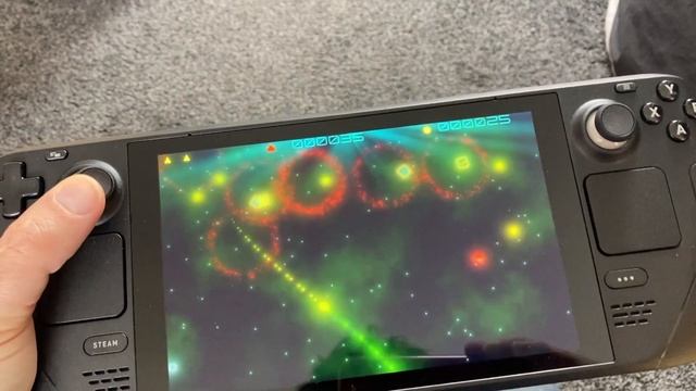 Starfighter Neon running on a Steam Deck смотреть онлайн