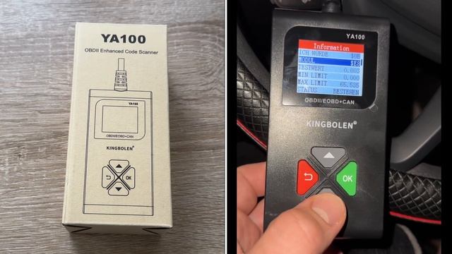 KINGBOLEN YA100 Automotive OBD2 Scanner (Enhanced Code Scanner) Unboxing and instructions смотреть онлайн