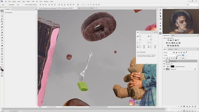 Подбор цвета на основе цветовых схем. Photoshop. смотреть онлайн
