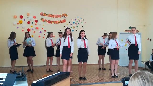 Токарёвская школа №1, 11 "А" - День учителя смотреть онлайн