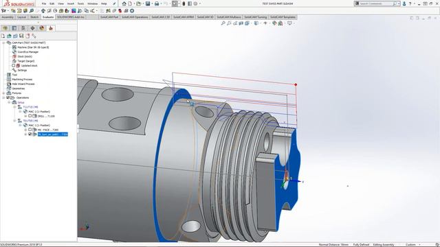 SolidCAM 2019 - Swiss Type Part Programming - Session 1