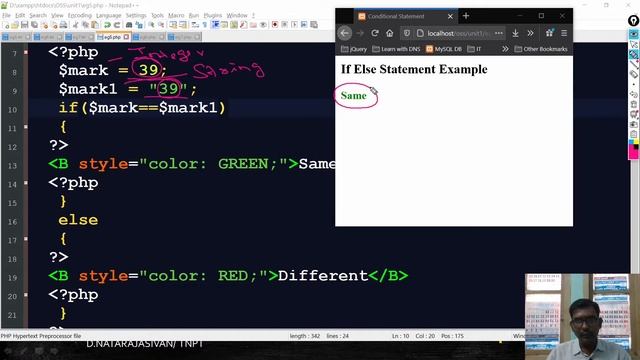 PHP Conditional Statements смотреть онлайн