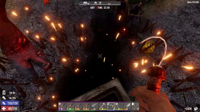 7 Days to Die 19 ► БЛОК ПРИТЯЗАНИЯ ПРОТИВ ОРДЫ ► У ЗОМБЕЙ: 300% урон по блокам смотреть онлайн