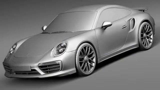 3D Model Porsche 911 Turbo S Coupe 2016 at 3DExport.com смотреть онлайн