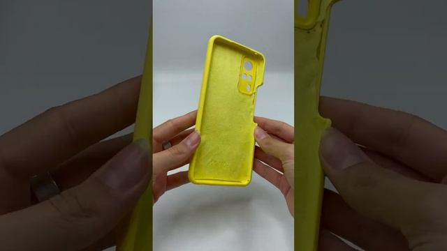Чехол бампер Silicone Case для Vivo Y31 (2021), Y53S 4G (желтый) смотреть онлайн